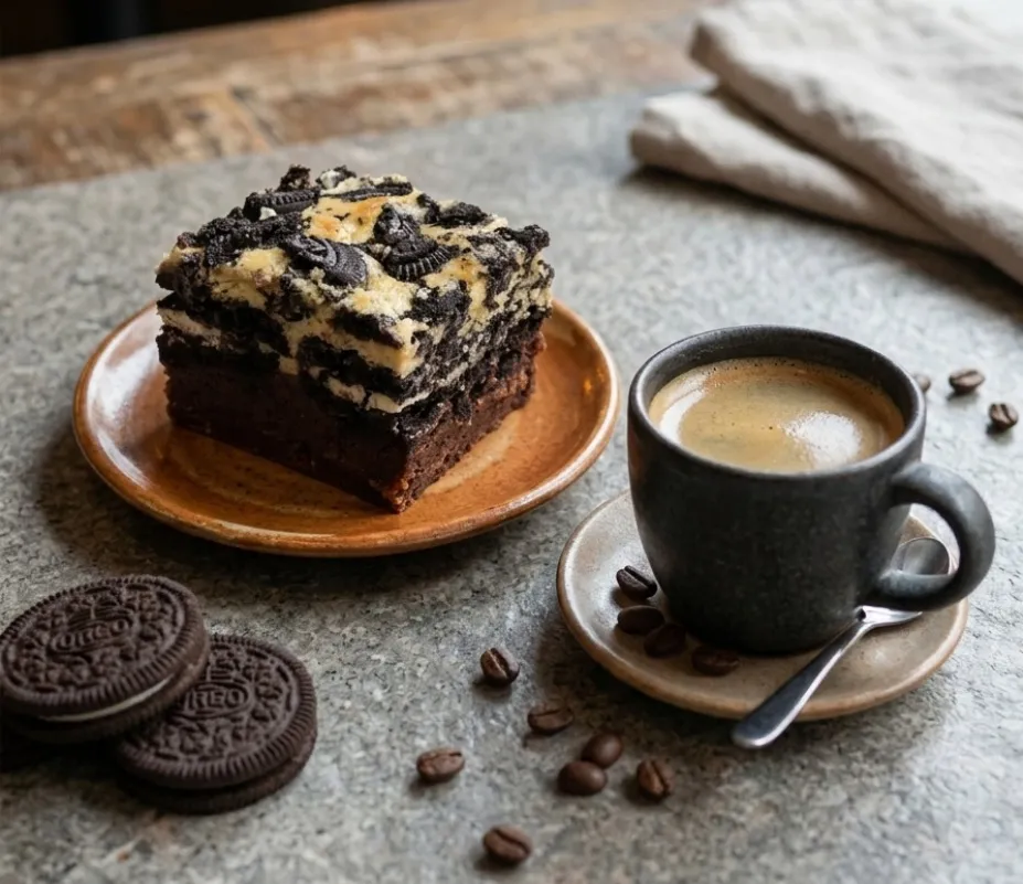 Brownie cheesecake Oreo