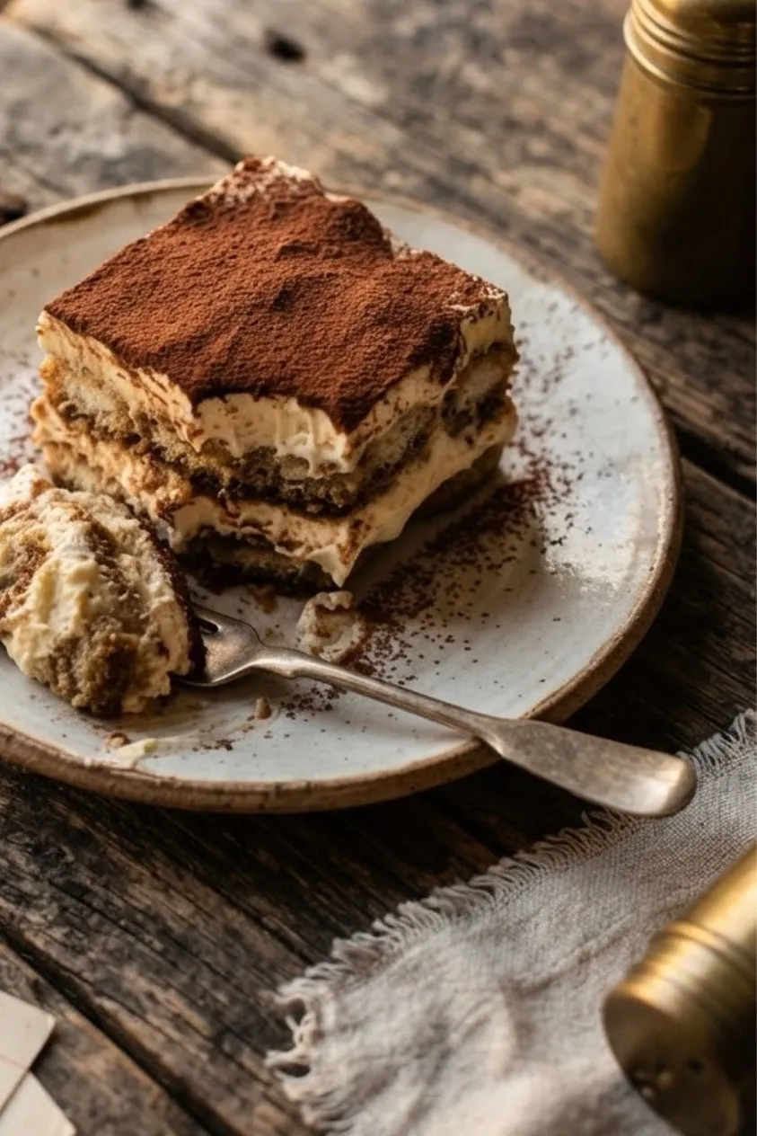 Desliz cremoso de tiramisú